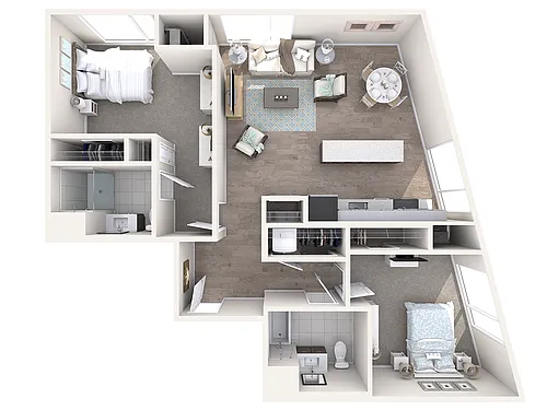 Floor plan Watermark B1-2.19