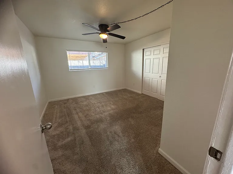 Bedroom one with access to bathroom