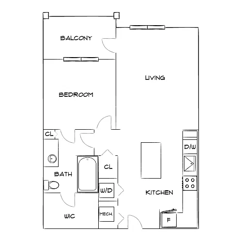 Floor plan Design 1C