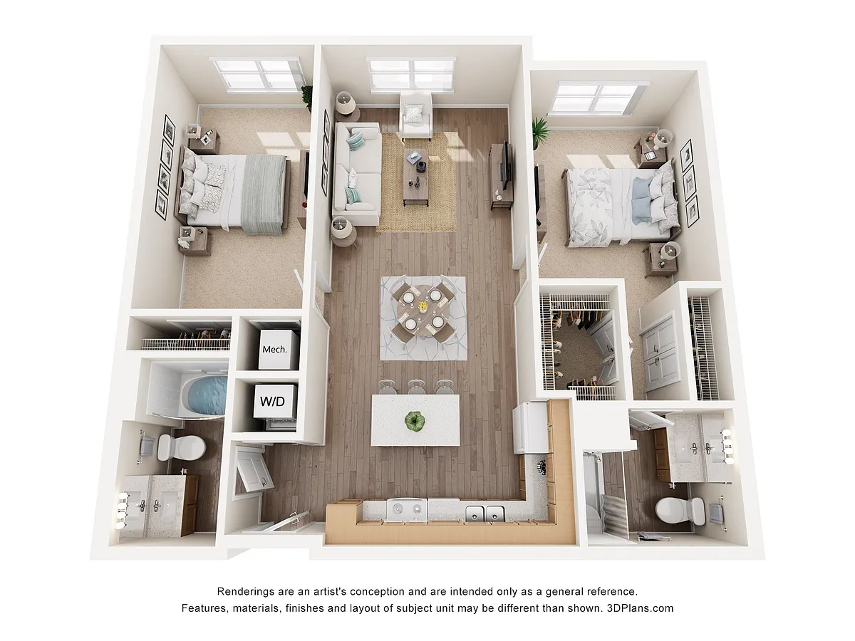 Floor plan 2C