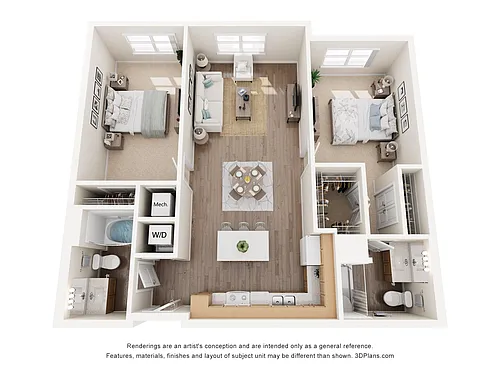 Floor plan 2C