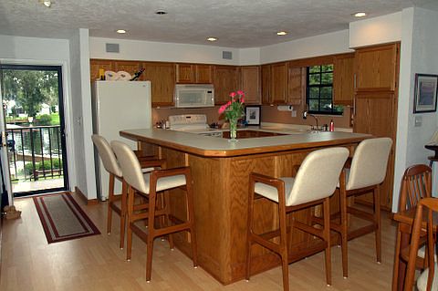 Bar with 4 Teak stools