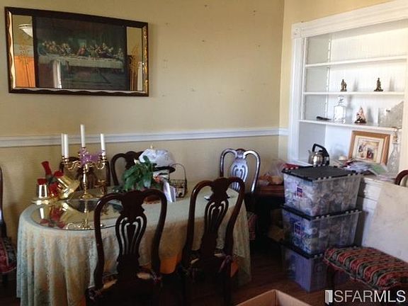 Lower Flat Dining Room Next to Kitchen
