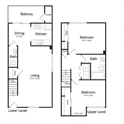 Floor plan Madison - Central Park at Whisman Station