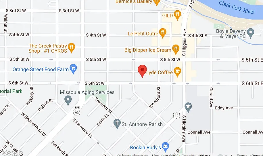 Map of Nearby Businesses