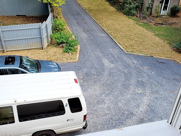 parking area behind building
