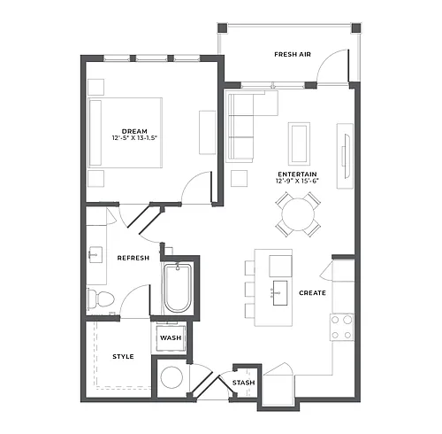 Floor plan A3-HC