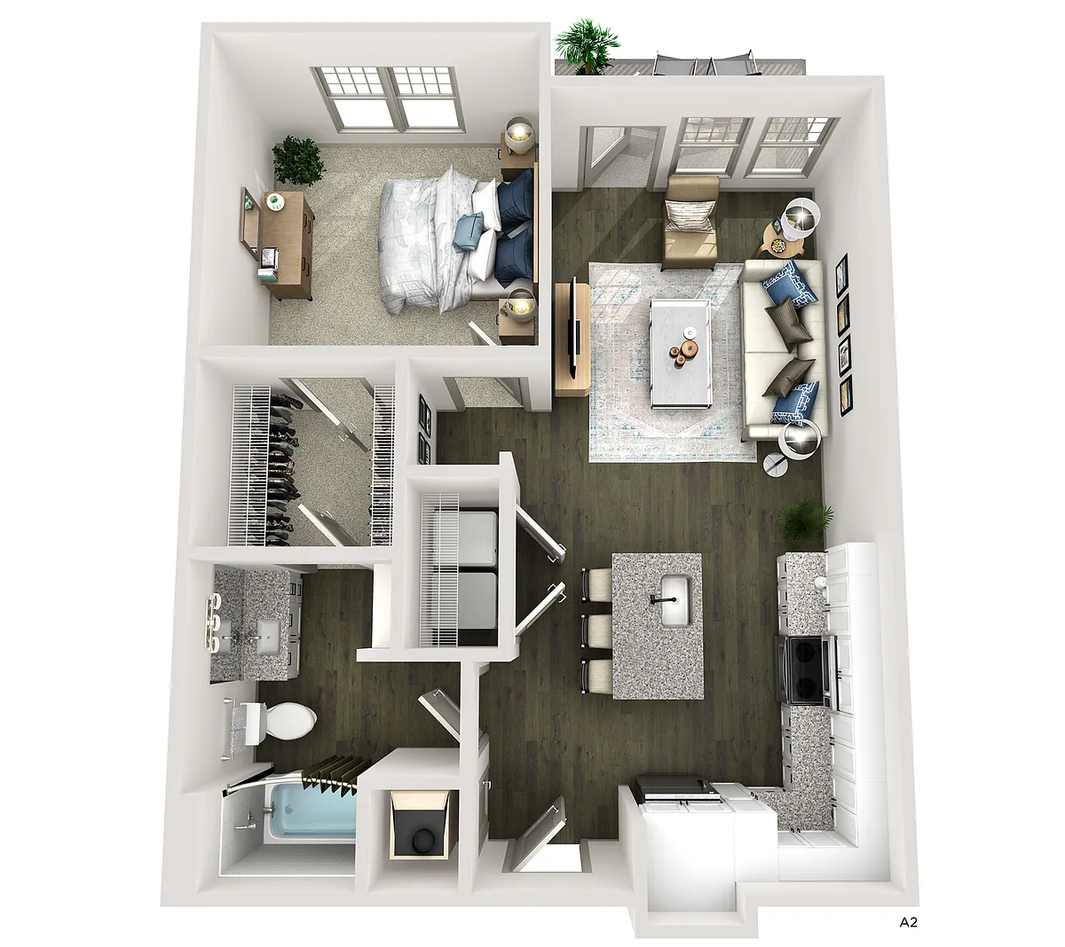 Floor plan A21