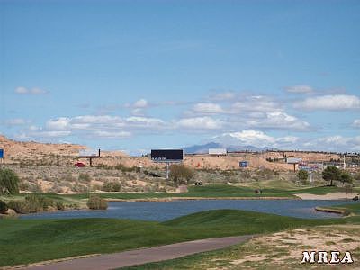 View of golf course from backyard