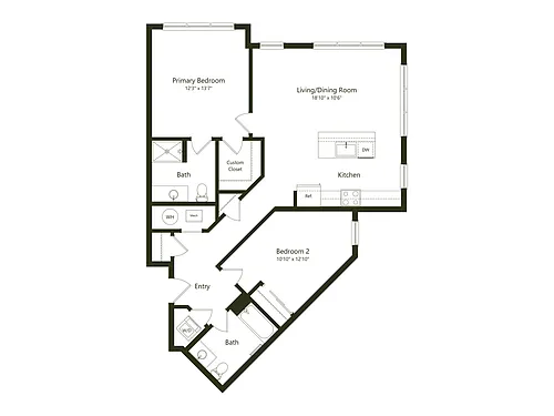 Floor plan B05.1 - 2x2