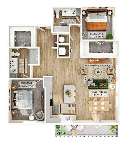 Floor plan B2