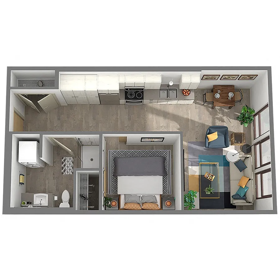 Floor plan 1x1O-20