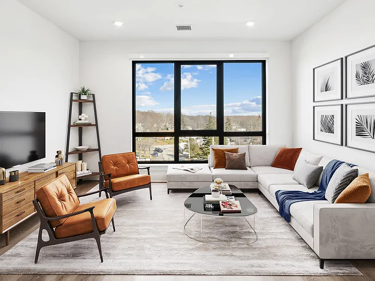 Living Room with Hard Surface Flooring