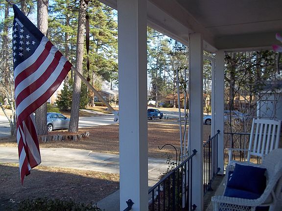 Covered Front Porch View