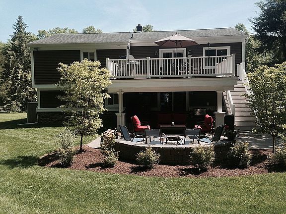 Over a half acre lot