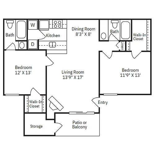 Floor plan B2