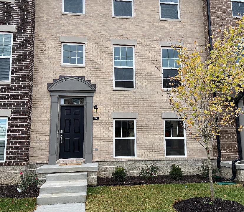 front of townhouse