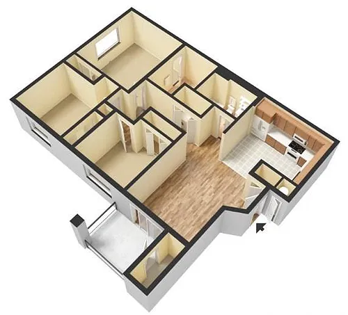 Floor plan 3 Bedroom