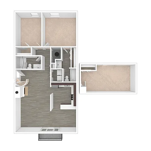 Floor plan B3L - The Aspen Loft