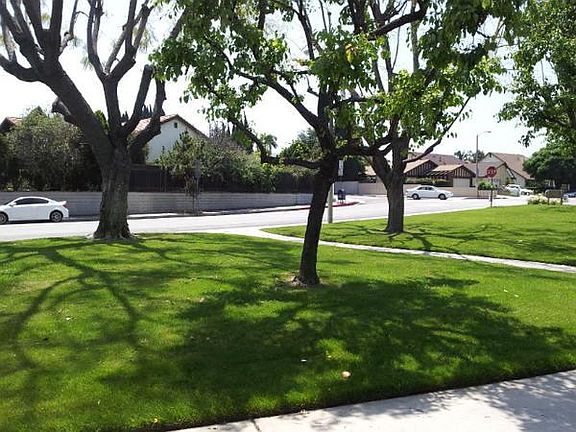 green belt in front of unit 