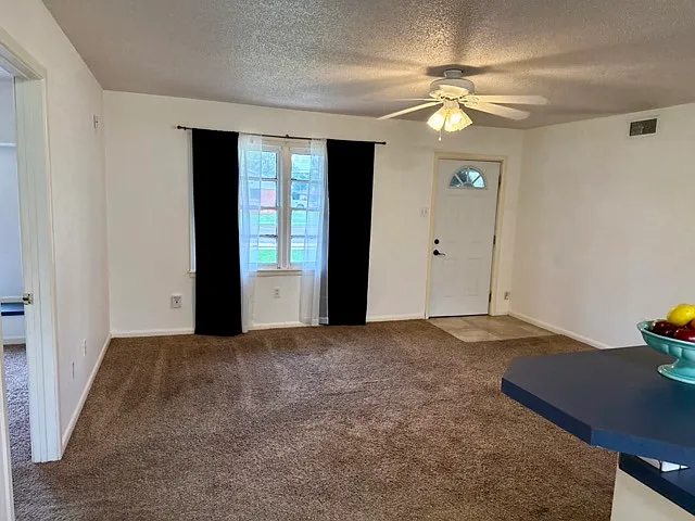 View of entrance from the kitchen.