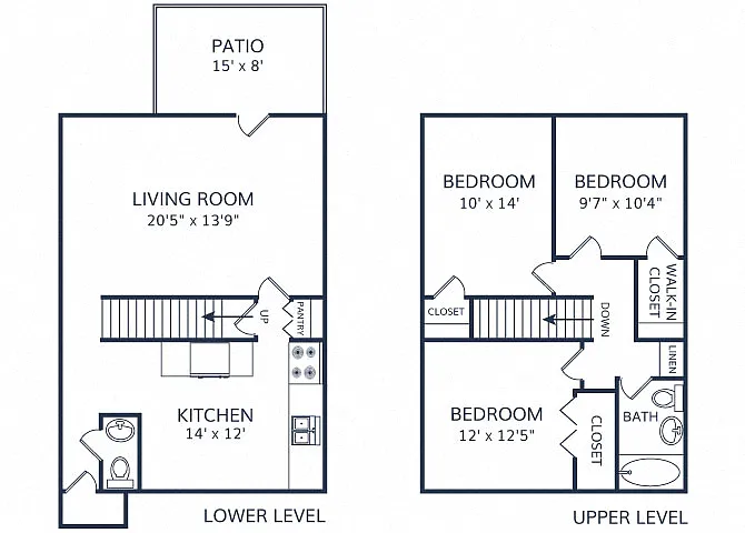 Floor plan The Mile High Townhome