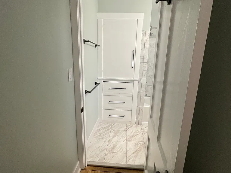 Hall and bath