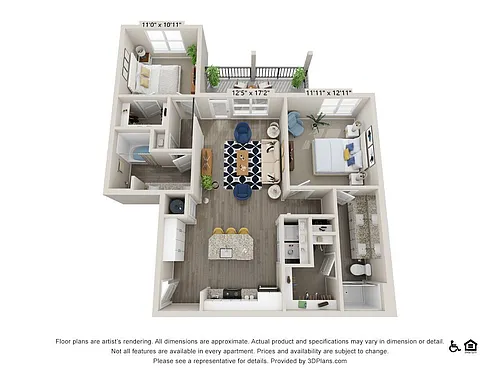 Floor plan B3A- 2/2