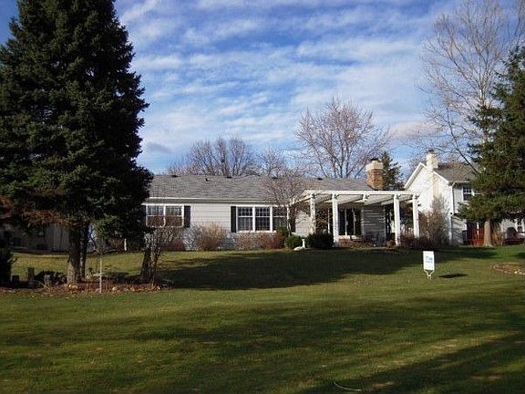 Set back from the course