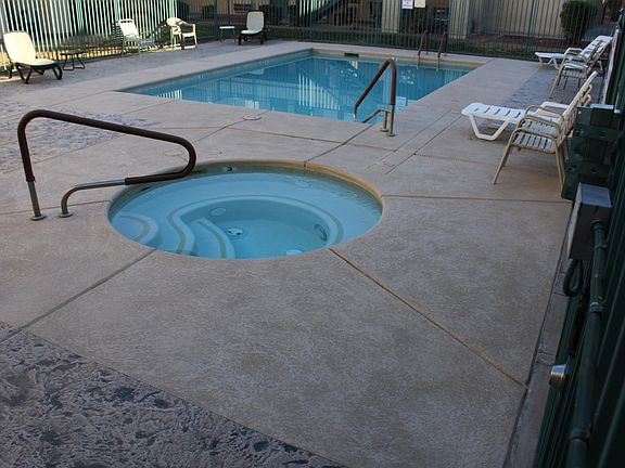 Jacuzzi and pool