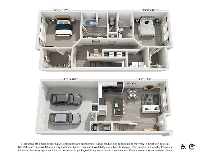 Floor plan THB1B