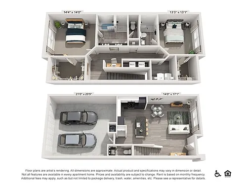 Floor plan THB1B