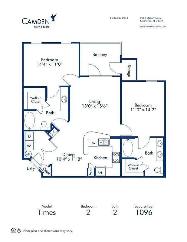 Floor plan Times