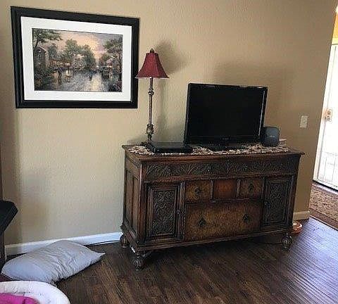 There's plenty of wall space for furniture placement...