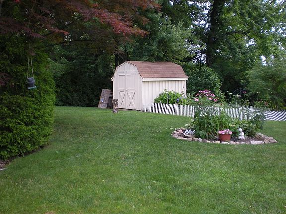 organic garden and shed