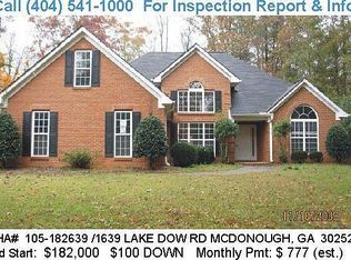 1639 Lake Dow Rd, McDonough, GA 30252