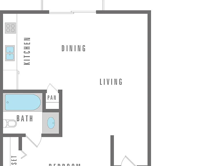 Studio
440 square feet Studio
440 square feet