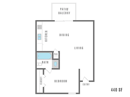 Floor plan Studio