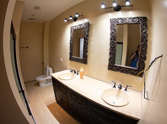 bathroom vanity / toilet