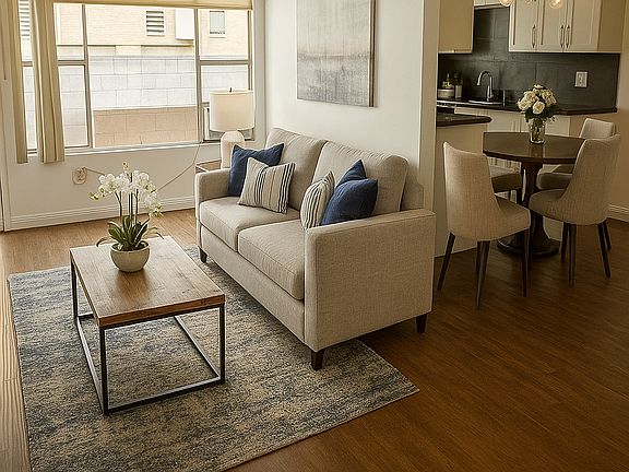 Living/Dining area 
Digitally Furnished