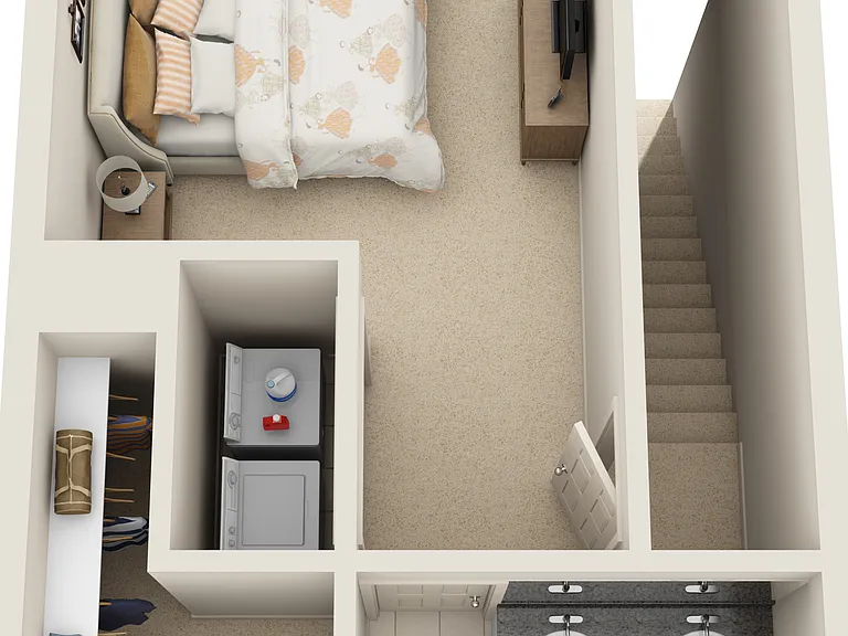 A6 floor plan Estates at Memorial Heights