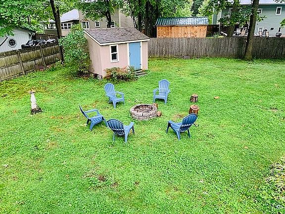 Shed and Firepit