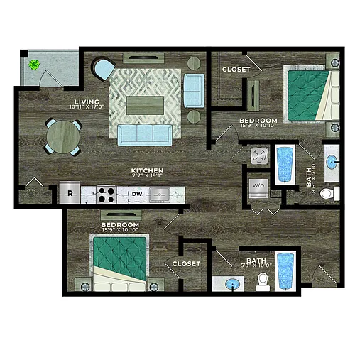 Floor plan B2