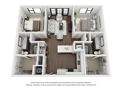 Floor plan B1A