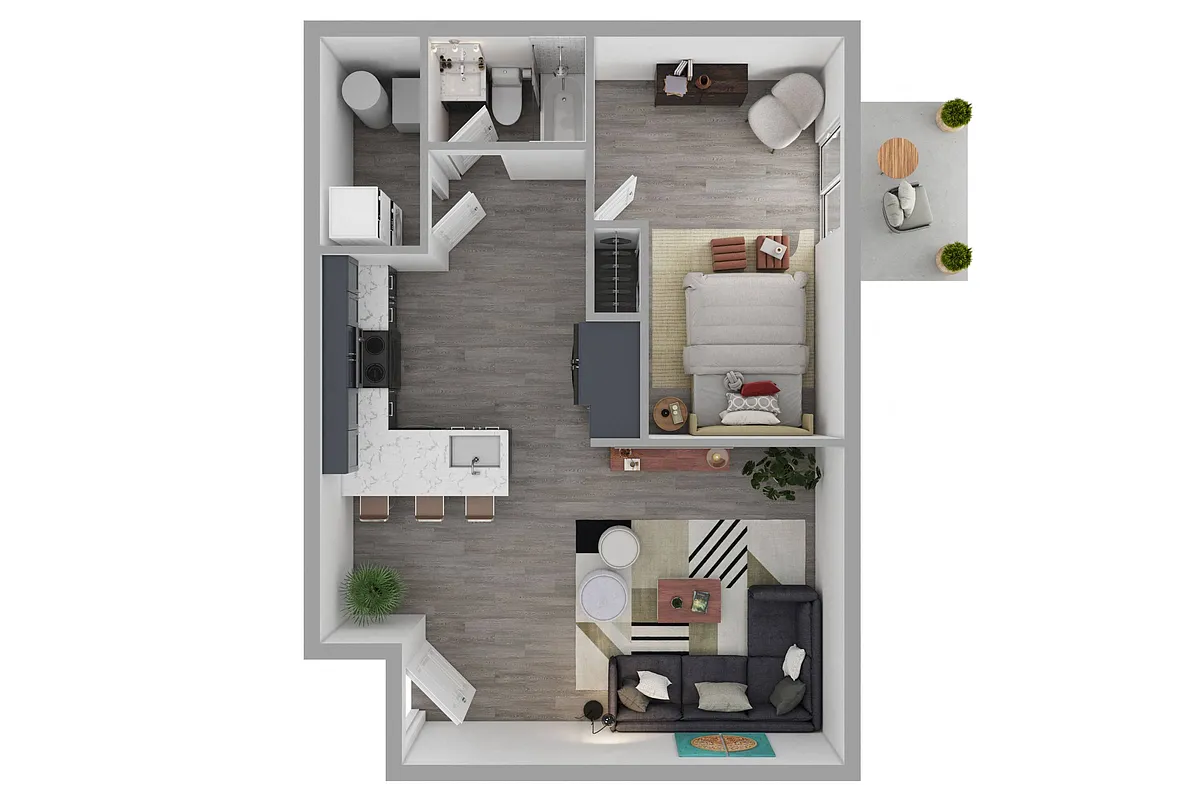 Floor plan Studio A