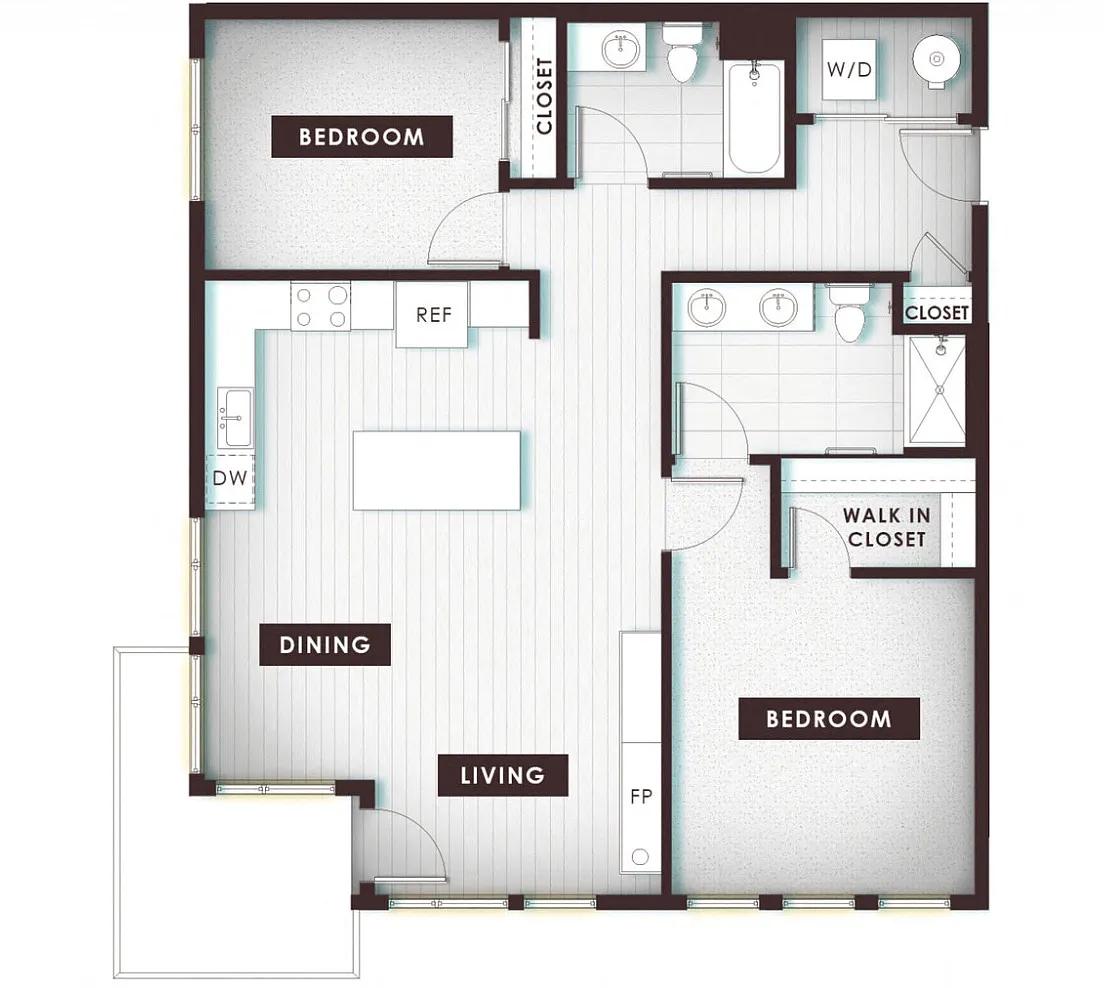 Floor plan 21B