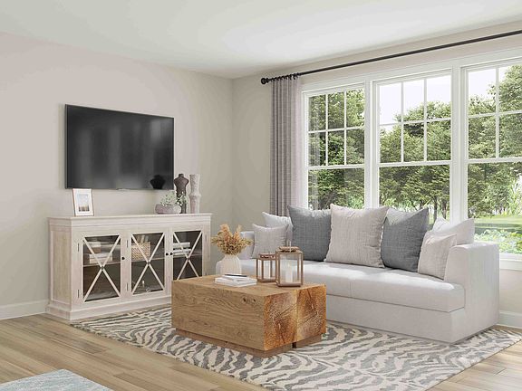 The Elm - Living Area Rendering