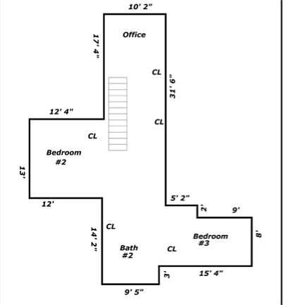 2nd floor existing layout