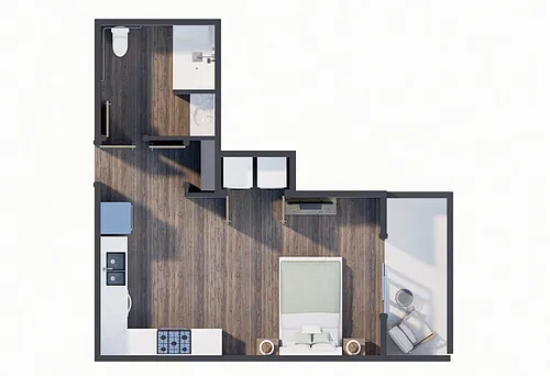 Floor plan Studio G
