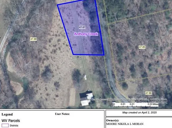 Whites Draft Rd, White Sulphur Springs, WV 24986